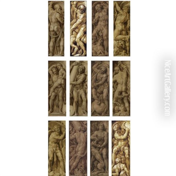 Samson Grasping The Gates Of Gaza (+ Pluto; Pair) - view 1