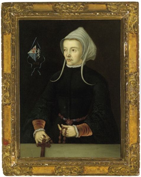 Bildnis Einer Jungen Dame Mit Einem Gurtel Aus Korallen - view 1