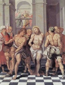 Die Geiselung Christi by Maerten Jacobsz van Heemskerck