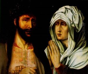Christ Crowned With Thorn With The Virgin At Prayer