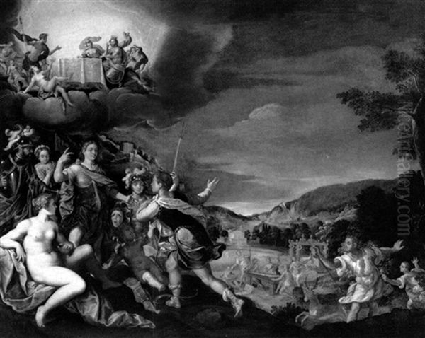 An Allegory With Apollo And Other Olympian Gods - view 1