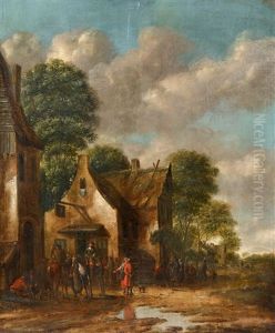 Figures Resting By A Tavern Figures Resting By A Tavern