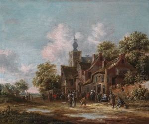 Dorflandschaften (pair) by Thomas Heeremans
