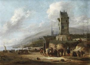 Fishermen At Work On The Beach At Katwick