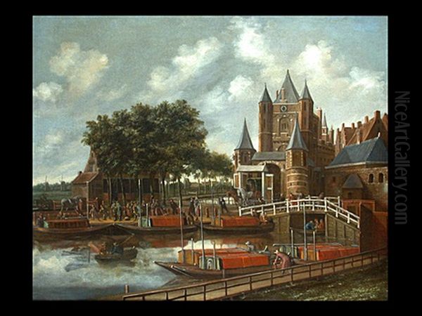 Die Schiffslande Vor Dem Stadttor - view 1