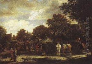 Scene De Village by Thomas Heeremans