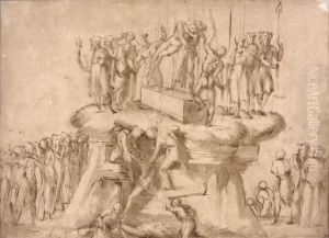 La Mise Au Tombeau by Baccio Bandinelli