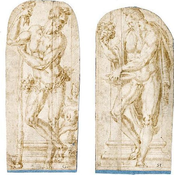 An Allegory Of The Month Of August, And An Allegory Of The Month Of September - view 1