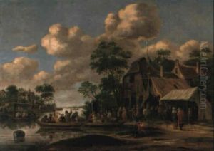 Bauernschenke Am Flusufer by Thomas Heeremans