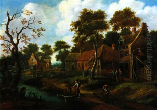Dorf An Einem Fluss - view 1