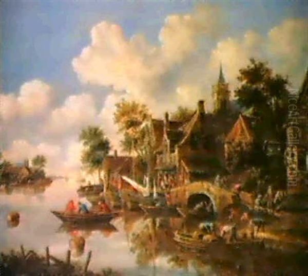 Dorf An Einem Fluss - view 1