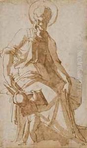 Saint Matthieu L'evangeliste by Giovanni Bandini