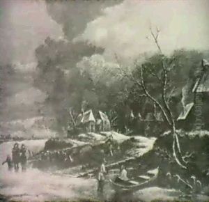 Paysage Hivernal by Thomas Heeremans