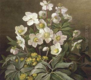 Opstilling Med Blomster by Anna Cathrine Heerfordt