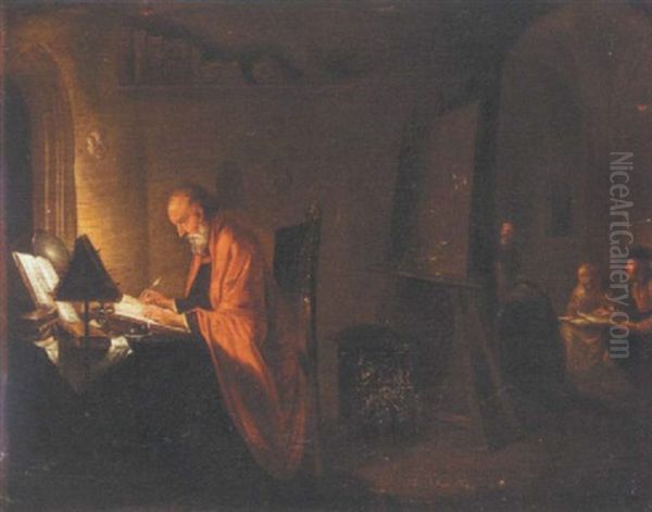 A Scholar In His Study - view 1