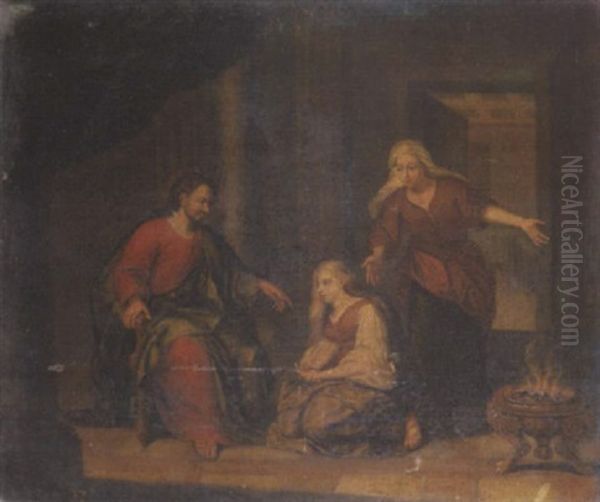 Christ In A House Of Martha And Mary - view 1