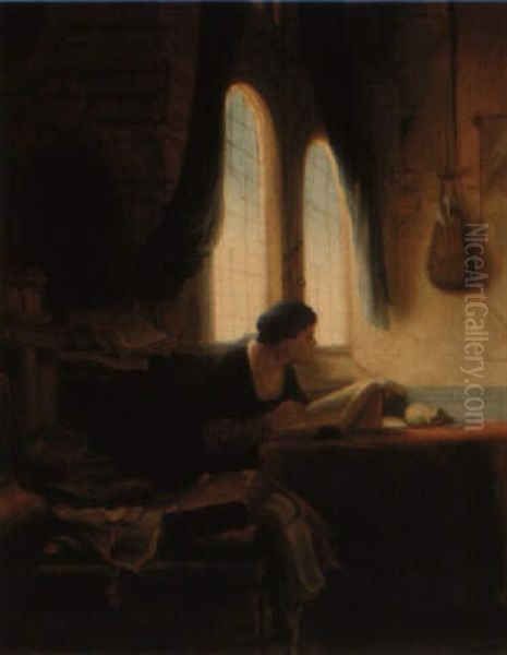 A Scholar In His Study - view 1