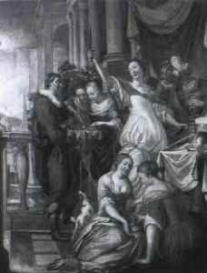 Achilles Among The Daughters Of Lycomedes by Hendrik Heerschop
