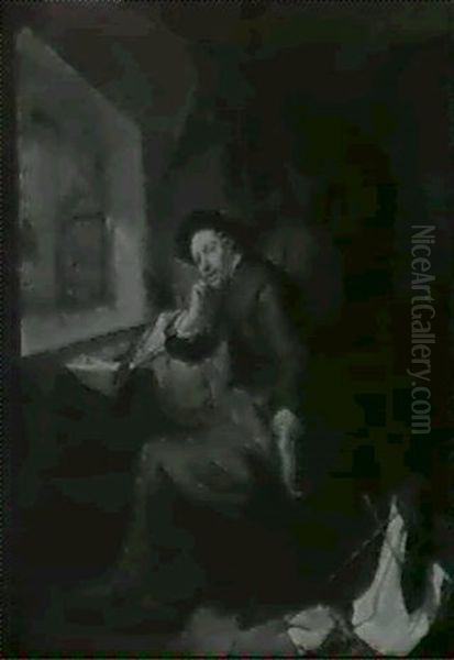 A Cartographer In An Interior - view 1