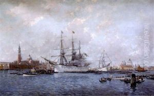 Venise, La Lagune by Gustav Adolf Van Hees