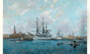 Venise, La Lagune by Gustav Adolf Van Hees