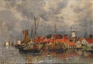 Paysage De Hollande by Karl Heffner