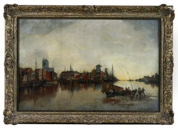 Hafeneinfahrt Bei Muyden (amsterdam), Holland - view 1