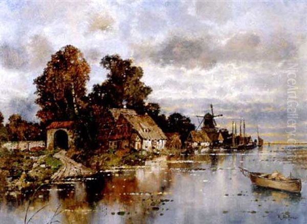 On The Lower Elbe River - view 1