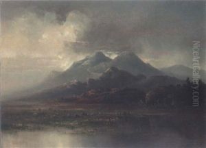 Abendliche Gebirgslandschaft