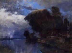 A Cottage On A Flooded Plain