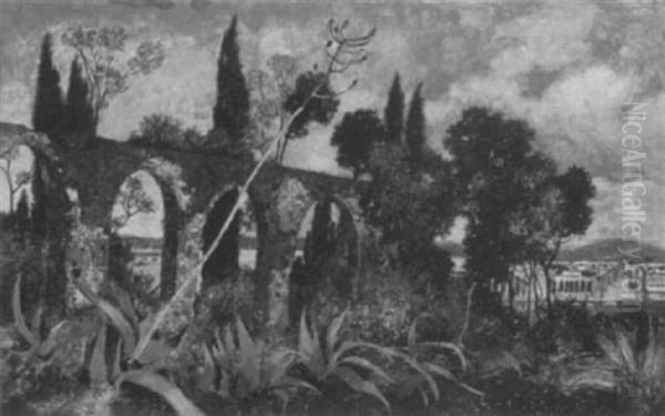 Viadukt In Der Nahe Roms - view 1
