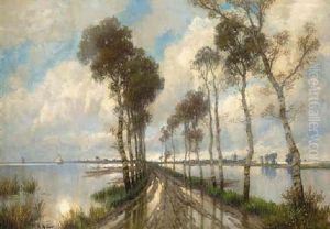 The Avenue Of Trees Between The Canals The Avenue Of Trees Between The Canals