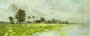 Sudliche Frulingslandschaft