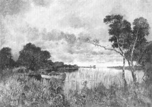 Seelandschaft Mit Gewitterhimmel
