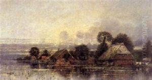 Hollandisches Dorf Am Wasser