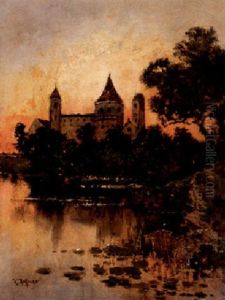 Schloss An Einem See by Karl Heffner