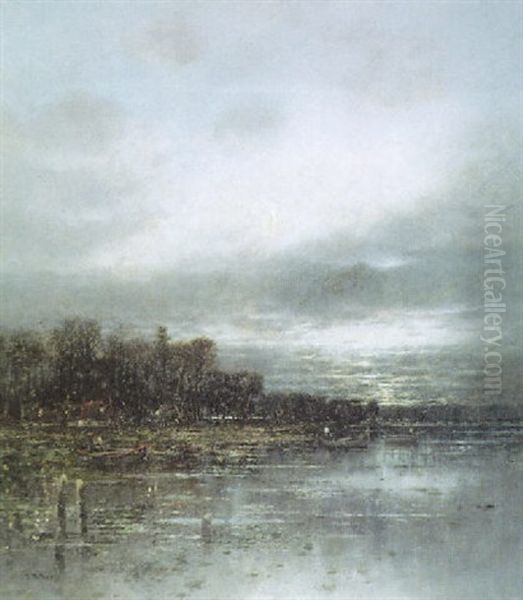 Sunset Over Wetlands - view 1