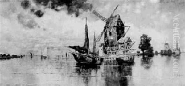 Alte Muehle Bei Dordrecht - view 1