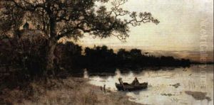 Boating On The Chiemsee by Karl Heffner