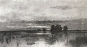 Marshy Landscape by Karl Heffner