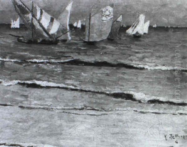 Segelboote Vor Der Kuste - view 1