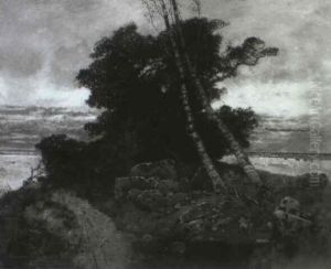 Abendstimmung An Der Ostsee by Karl Heffner