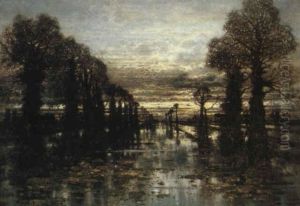 Flooded Landscape With Trees
