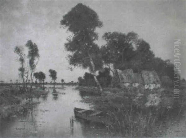 Moorlandschaft Mit Bauernkaten - view 1