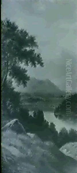 An Extensive River Landscape - view 1