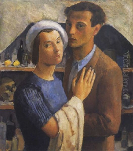 Onarckep Olgaval (self Portrait With Olga) - view 1