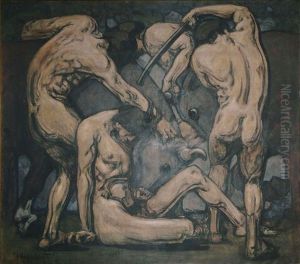 Stierbandiger by Fritz Hegenbarth