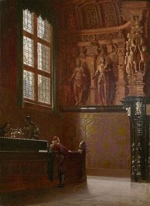 Bruges - The Renaissance Hall At The Brugse Vrije by Heinrich Anton Heger