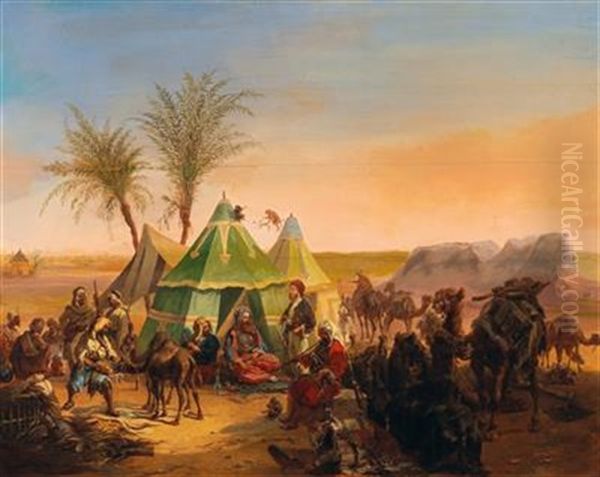 A Bedouin Encampment - view 1