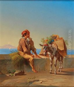 Der Orangenverkaufer by Joseph Heicke